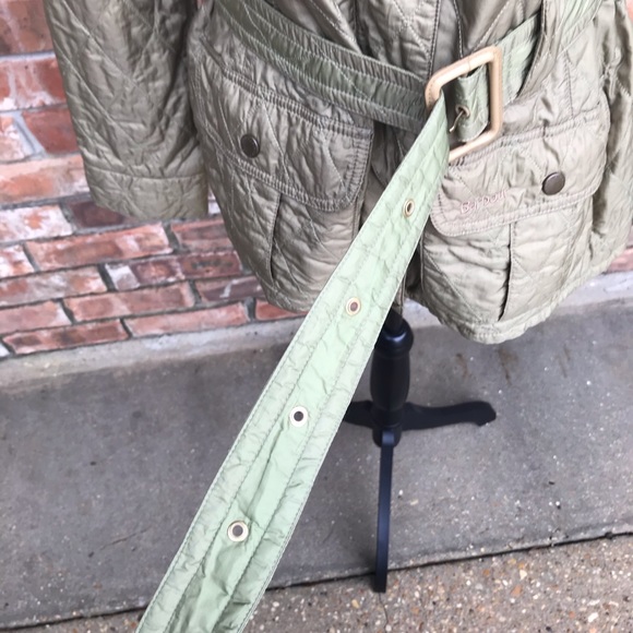 Sage green Barbour jacket - Picture 6 of 7